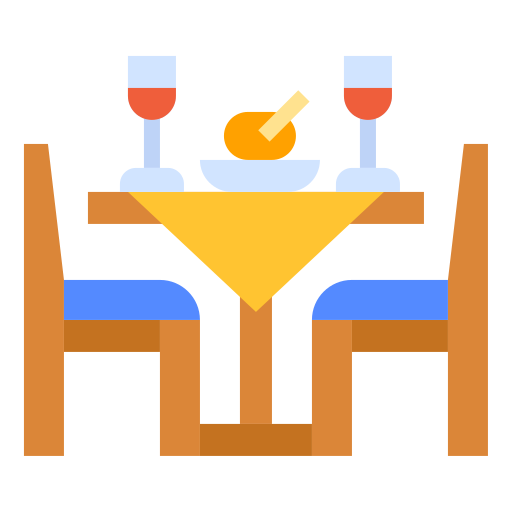 mesa del comedor icono gratis