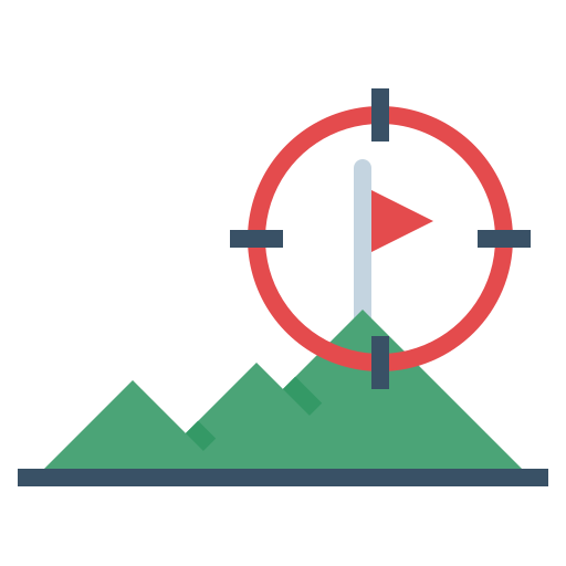 misión icono gratis