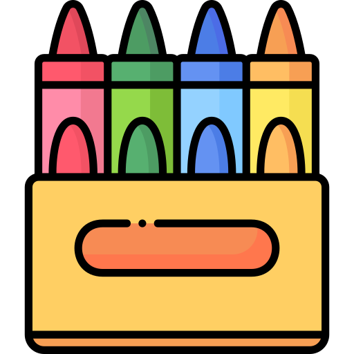 lápices de color icono gratis