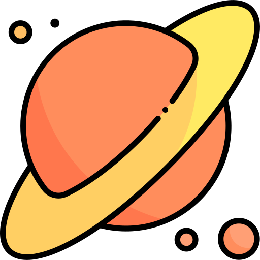 Planet Generic Outline Color icon