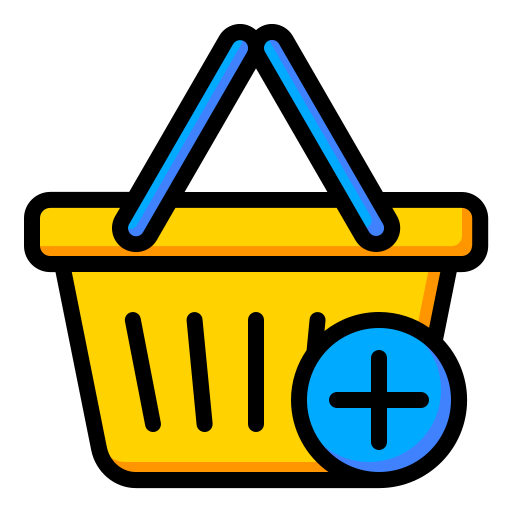 Shopping basket Generic Outline Color icon