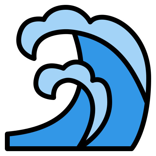 Sea waves free icon Sea waves free icon