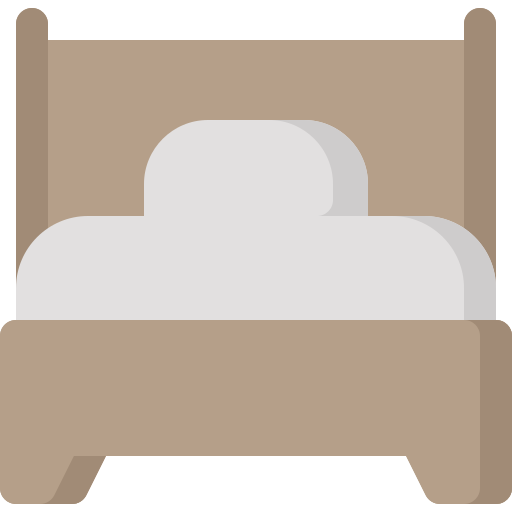 cama individual icono gratis