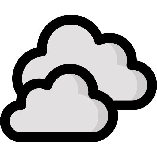 Cloudy bqlqn Lineal Color icon