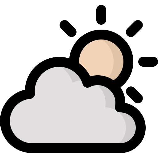 Cloudy day bqlqn Lineal Color icon