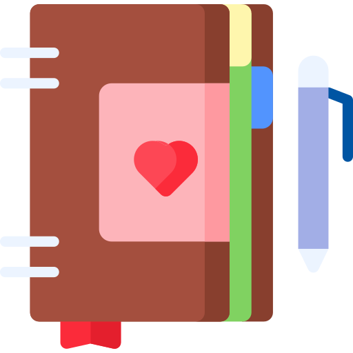 Diary - Free love and romance icons