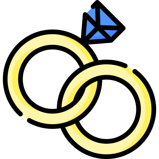 bague de fiançailles Icône gratuit