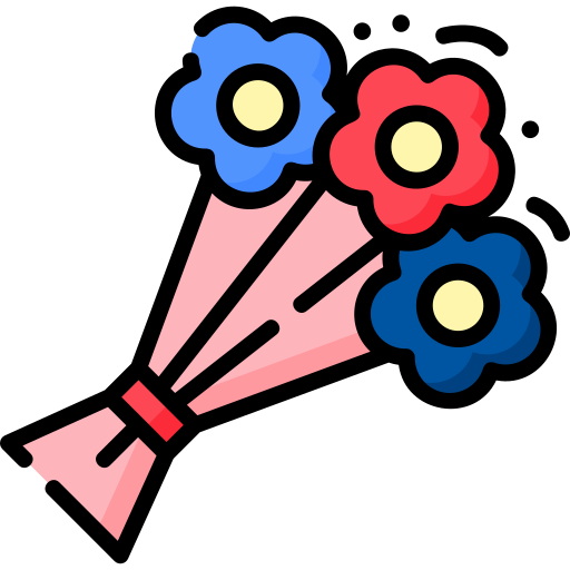 Flower bouquet Special Lineal color icon