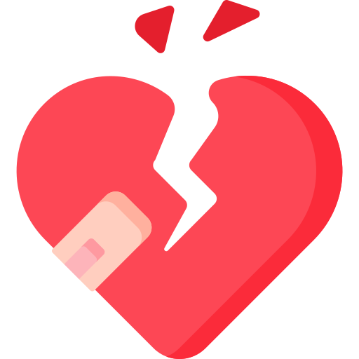 Broken heart free icon Broken heart free icon