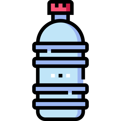 Water bottle Detailed Straight Lineal color icon