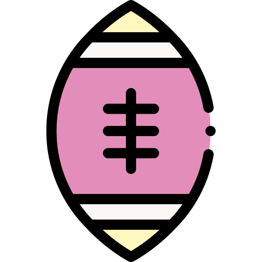 ballon de rugby Icône gratuit