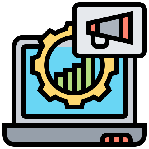 márketing icono gratis