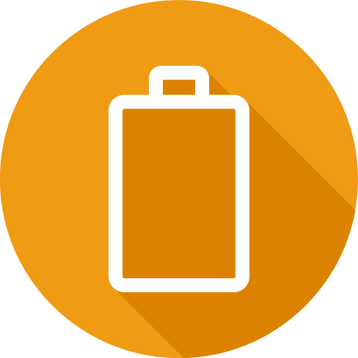 Empty battery free icon