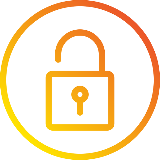 Unlocked free icon
