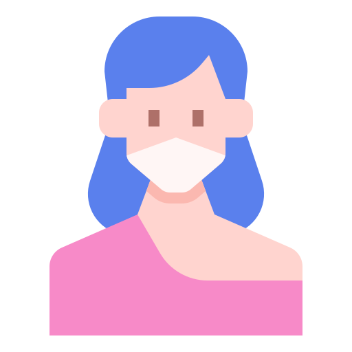 Woman Linector Flat Icon