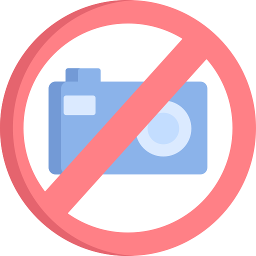 No camera - Free interface icons