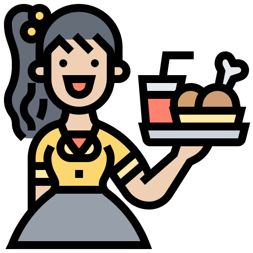 Waitress Free Icon