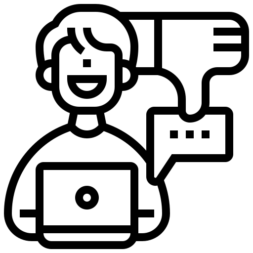 Negative free icon