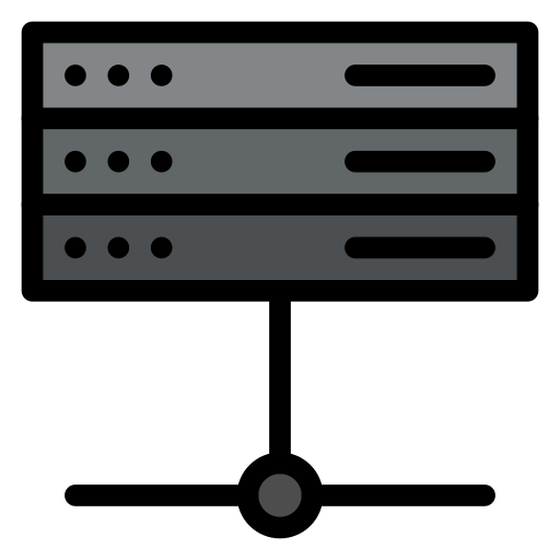 Server Generic Outline Color icon