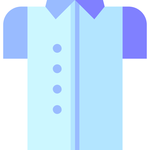 Shirt Basic Straight Flat icon