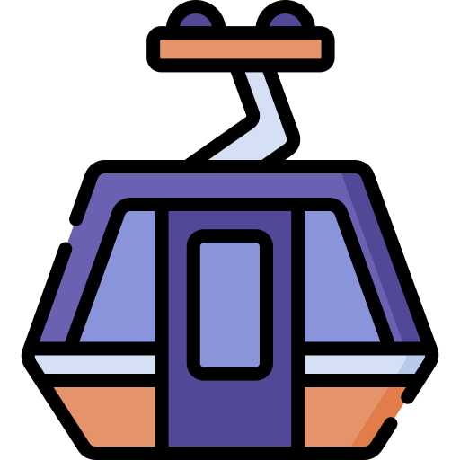 bonde, bondinho grátis ícone