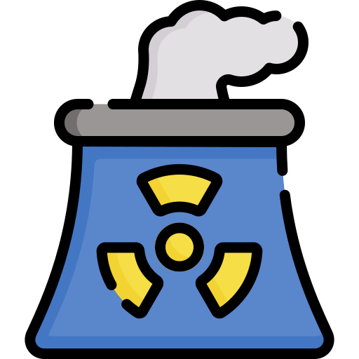 La energía nuclear - Iconos gratis de industria