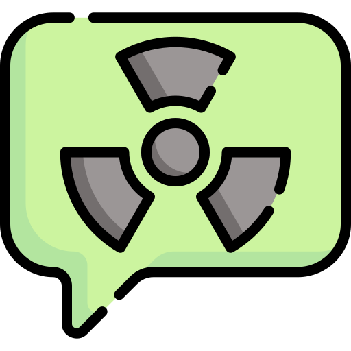 radioactivo icono gratis