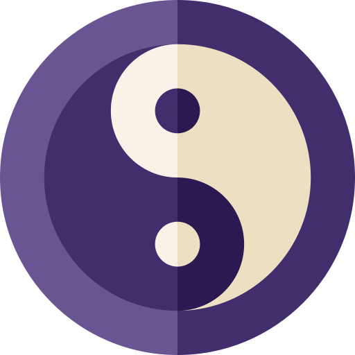 yin yang icono gratis