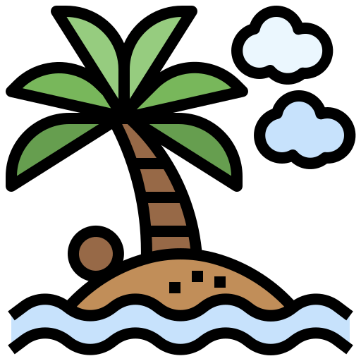 Île Icône gratuit