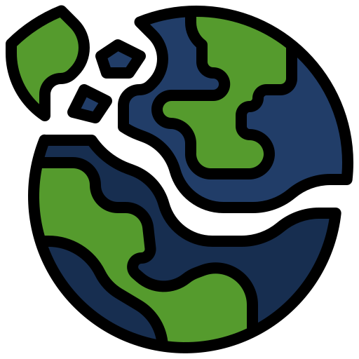 planète détruite Icône gratuit planète détruite Icône gratuit