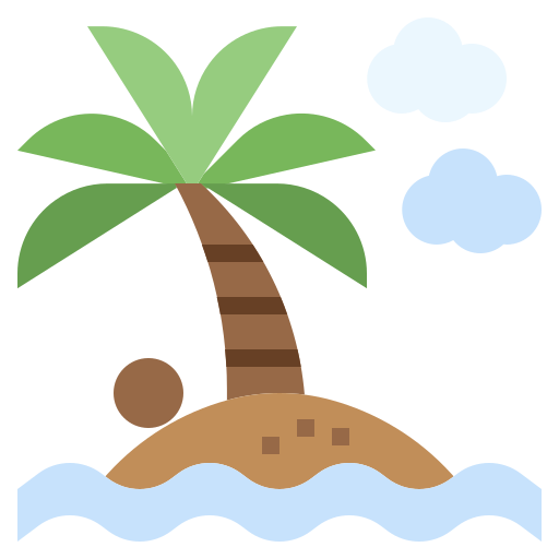 Île Icône gratuit