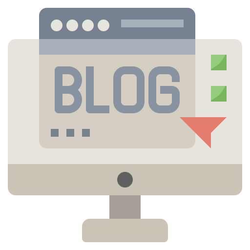 Blog free icon