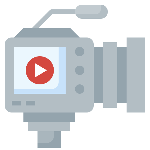 camara de video icono gratis