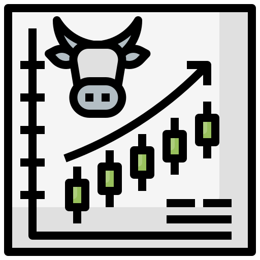mercado em alta grátis ícone