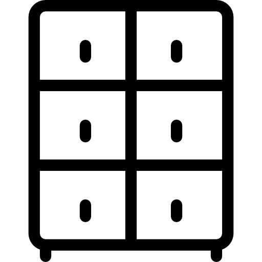 Chest of drawers Cursor creative Lineal icon