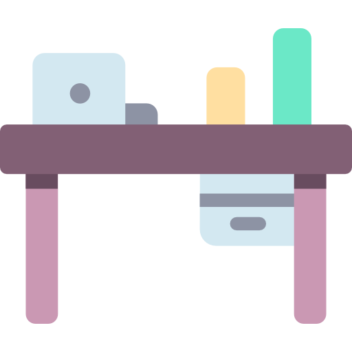 Desk - free icon