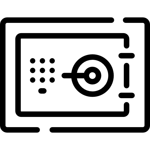 deposito de seguridad icono gratis