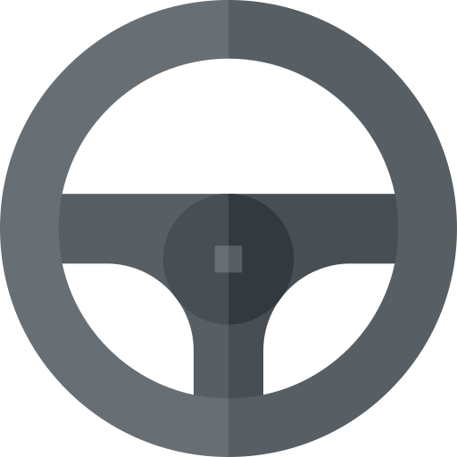 Steering wheel free icon