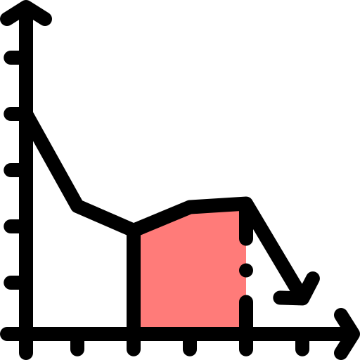 pérdida icono gratis