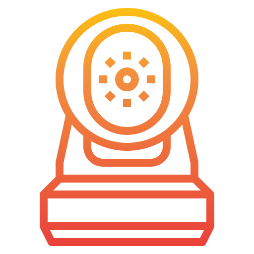 Surveillance camera free icon