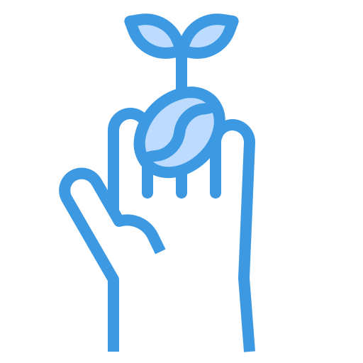 Coffee seed free icon