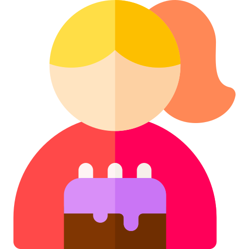 cumpleañera icono gratis