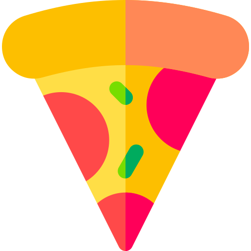 porción de pizza icono gratis