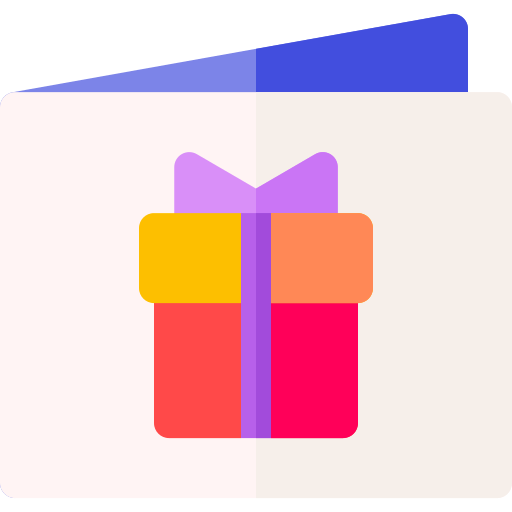 tarjeta de regalo icono gratis