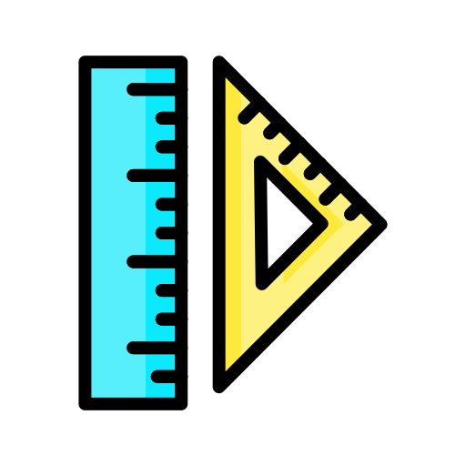 Ruler Generic Outline Color icon