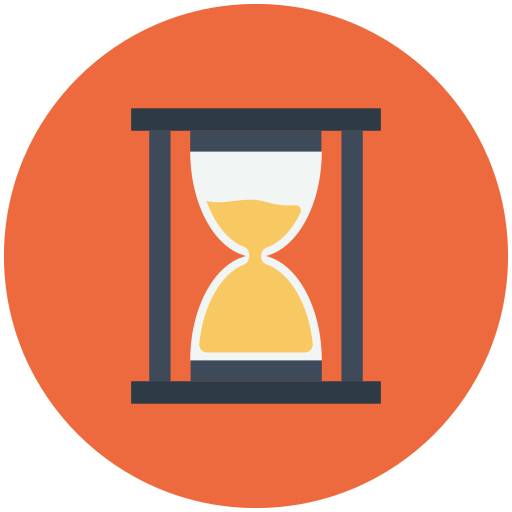 reloj de arena icono gratis