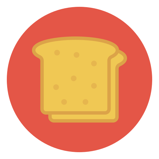 pan de molde icono gratis