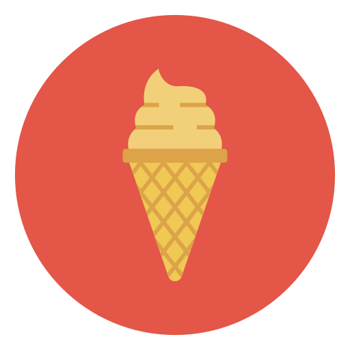 cucurucho de helado icono gratis