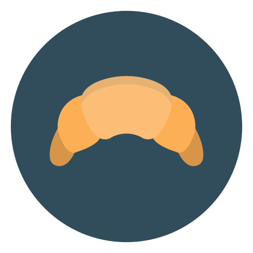 croissant Icône gratuit croissant Icône gratuit