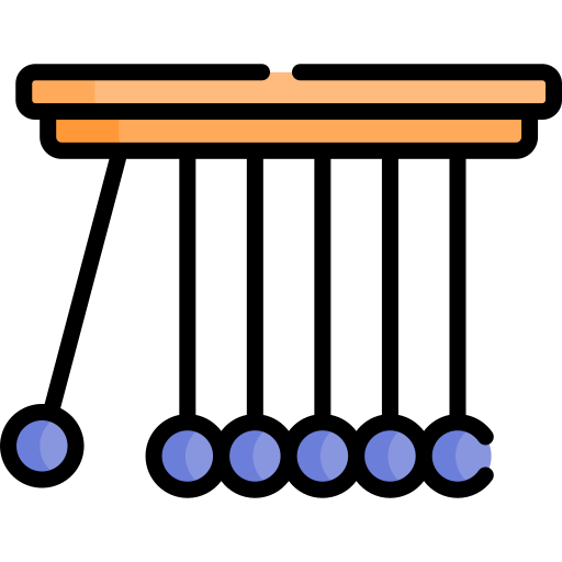 Newton cradle Special Lineal color icon